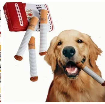 Hračka pro psa Hračka pro psa - Legrační plyšová hračka pro psy - doutník / cigareta