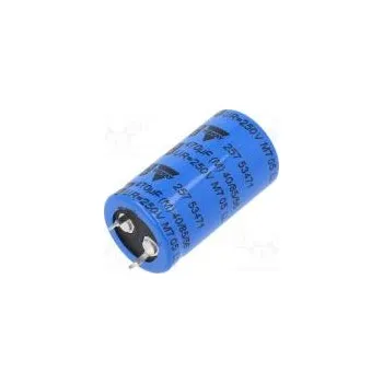 Kondenzátor Kondenzátor elektrolytický SNAP-IN 470uF 250VDC Ø22x40mm