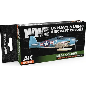 AK Interactive WWII US Navy & USMC Aircraft Colors SET