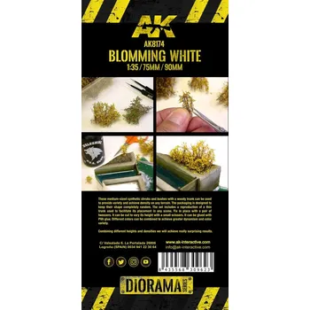 AK Interactive BLOMMING WHITE SHRUBBERIES