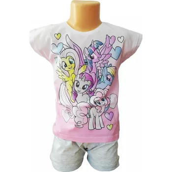 Dívčí pyžamo Eplusm Dívčí pyžamo MY LITTLE PONY krátké Šedá, Velikost: 110 110