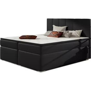 Postel Dvoulůžková postel BOLERO 140x200 Soft 11 černá