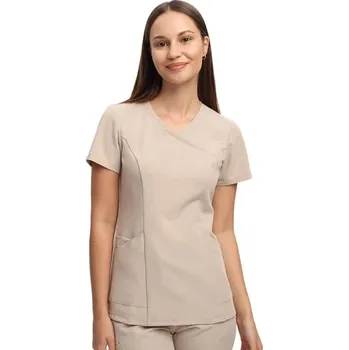 Zdravotnický oděv Dámská halena vypasovaná, Elegant Stretch, béžová, L