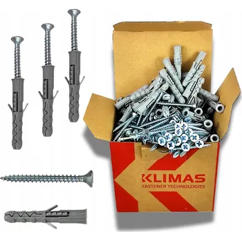 Vrták Hmoždinky do betonu Wkręt-Met KRX-085050 8 x 50 mm, 100 ks