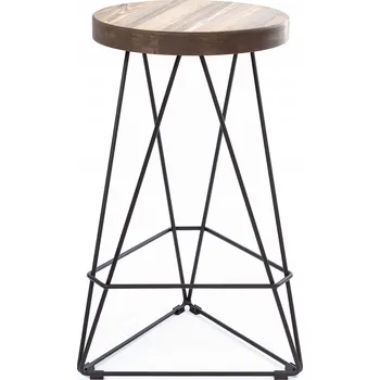 Barová židle Barová Židle Loftie odstíny hnědé 64 cm dřevo