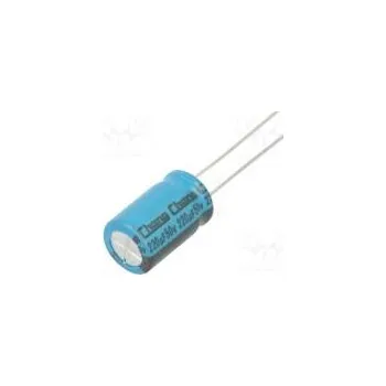 Kondenzátor Kondenzátor elektrolytický THT 220uF 50VDC Ø10x16mm ±20%