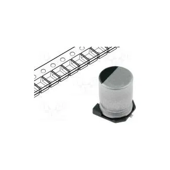 Kondenzátor Kondenzátor elektrolytický SMD 1uF 50VDC Ø4x5,3mm ±20% 1000h