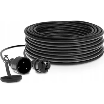 Napájecí kabel Prodlužovací Kabel KEL jednoduchý 20 m 1 ks zásuvek černý