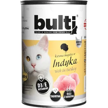 Krmivo pro kočku BULTI Rich in turkey - mokré krmivo pro kočky - 400g
