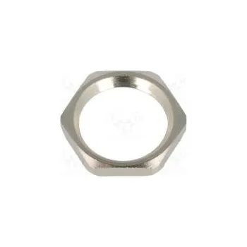 Matice HUMMEL 1.167.0900.01 Matice s uzemněním PG9 mosaz nikl Thk 2,8mm Klíč 18mm GM-EMV