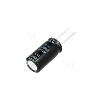 Dílna Kondenzátor elektrolytický THT 4700uF 16VDC Ø16x31,5mm ±20%