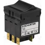 Jistič Ujmen 240VAC 10A 3PST Póly 3 Výv konektory 6,3x0,8mm