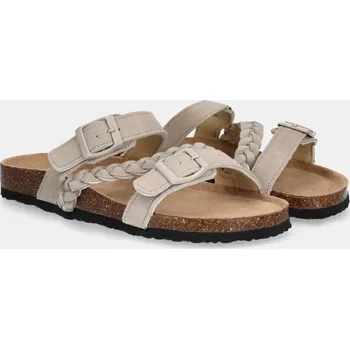 Dámské pantofle Semišové pantofle Answear.LAB TX.2411 béžová 80X, EUR 41