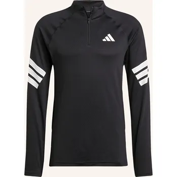Pánská mikina Adidas Pánské Tričko S Dlouhým Rukávem Icon 3 Stripes, černá, M