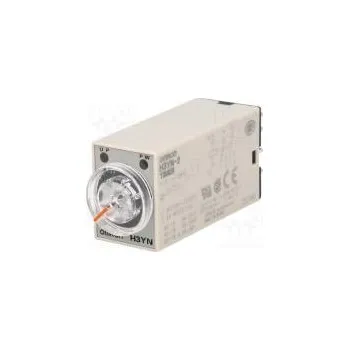 Relé Časové relé 0,1s÷10min DPDT 250VAC/5A 12VDC patice -10÷50°C