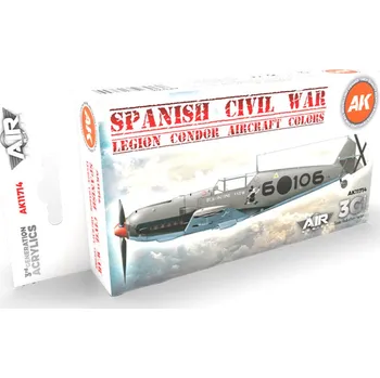 AK Interactive Spanish Civil War. Legion Condor Aircraft SET 3G