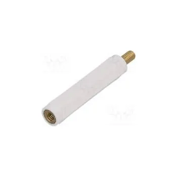 Izolační vložka šestihranný M4 M4 Dl 40mm Klíč 8mm UL94V-2