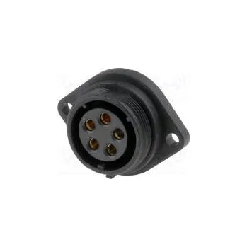 Elektrická zásuvka Zásuvka zásuvka SP21 PIN 5 IP68 pájení 500V 4mm2 30A