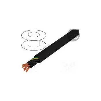 elektrický kabel HELUKABEL 10604 Vodič JZ-600 25G0,75mm2 nestíněný 0,6/1kV Cu lanko černá