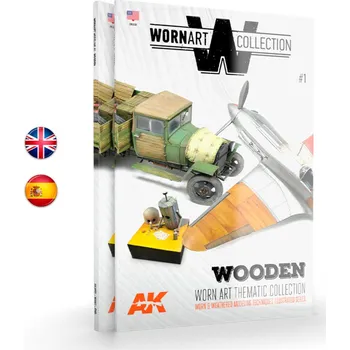 Plastikový model AK Interactive Worn Art Collection 01 - English