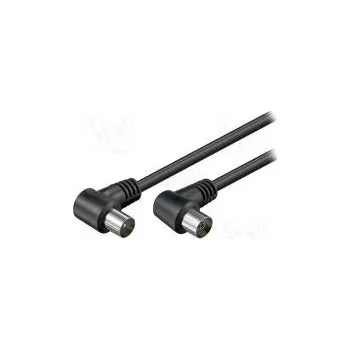 Audio kabel Kabel 75Ω 2,5m stíněný, dvojnásobně černá