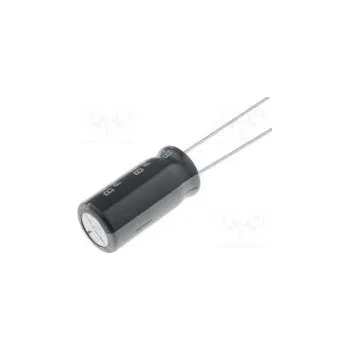 Kondenzátor Kondenzátor elektrolytický THT 2200uF 6,3VDC Ø10x20mm ±20%