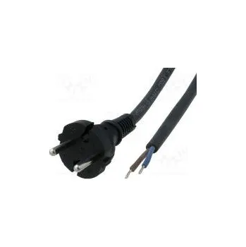 Prodlužovací kabel Kabel CEE 7/17 (C) vidlice,vodiče guma Dél 5m černá 6A 250V