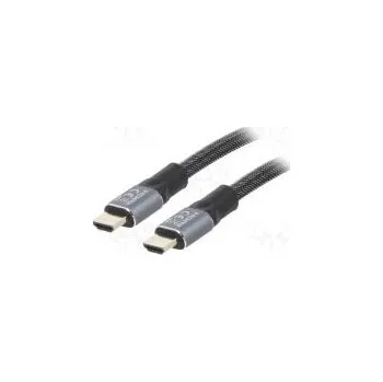 Počítač Cable HDMI 2.0 HDMI plug,both sides polyamide 10m black