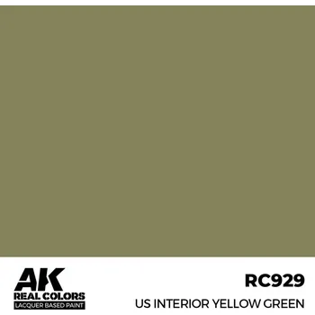 AK Interactive Real Colors: US Interior Yellow Green 17 ml.