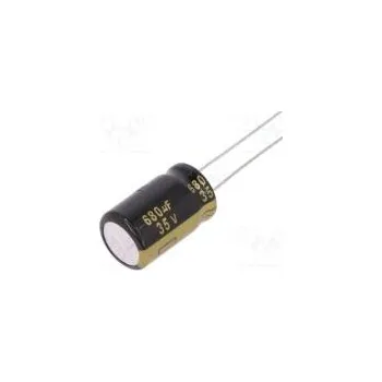Kondenzátor Kondenzátor elektrolytický low ESR THT 680uF 35VDC ±20% 18mΩ