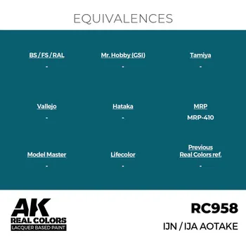 AK Interactive Real Colors: IJN / IJA Aotake 17 ml.
