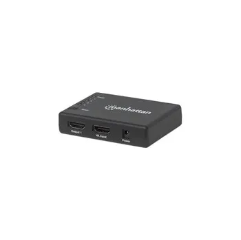 Stolní počítač MANHATTAN Splitter HDMI 2 porty, 4K@30Hz, černá