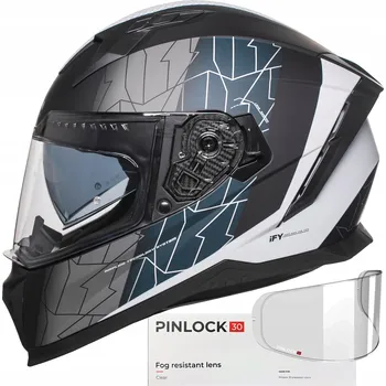 Helma na motorku Motocyklová přilba HORN Hirs S 55–56 cm s clonou, příprava pro interkom, ECE-06 + Pinlock