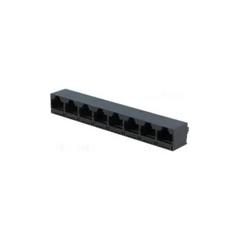 Elektrická zásuvka Zásuvka RJ45 PIN 8 Kat 5 Uspořádání výv 8p8c