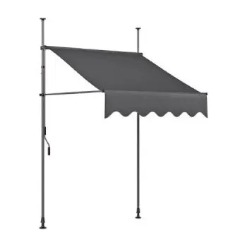 Markýza Markýza 509166, s upínacími svorkami, šedá, 200 x 120 cm - N Garden Pleasure