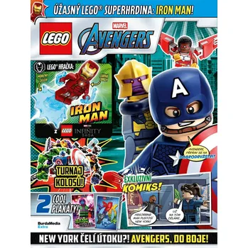 KOMIKS LEGO® MARVEL AVENGERS 04/2025 - Minifigurka Iron Man