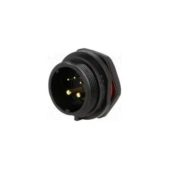 Elektrická zásuvka Zásuvka vidlice SP21 PIN 5(2+3) IP68 pájení 500V Ijmen 1 30A