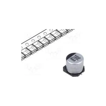 Kondenzátor Kondenzátor elektrolytický low ESR SMD 100uF 6,3VDC ±20%