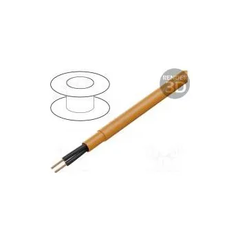 elektrický kabel HELUKABEL 22001 Vodič PUR-ORANGE-OZ 2x0,75mm2 nestíněný 300/500V Cu lanko