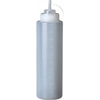 VELKÁ MĚKKÁ PLASTOVÁ LÁHEV S DÁVKOVAČEM A VÍČKEM 1000ml 1L