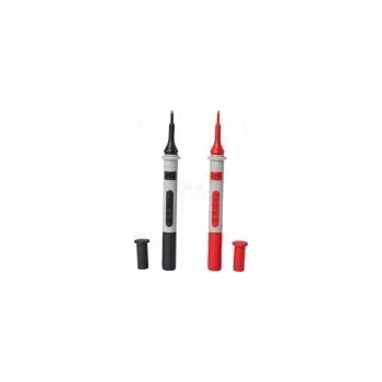 Měřicí kabel Měřicí hrot 10A černá a červená Velikost zdířky 4mm 2ks.