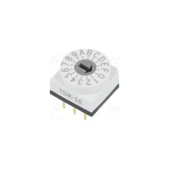 vypínač Kódový přepínač HEX/BCD pol 16 THT Rkont max 80mΩ 7Ncm T/S/Q