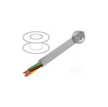 elektrický kabel BITNER S30151 Vodič BiT LiYY 4x1,5mm2 nestíněný 300/300V Cu lanko šedá