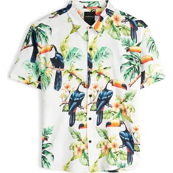 Pánská košile GATE Viskózová košile volného střihu S 125-0253/1141