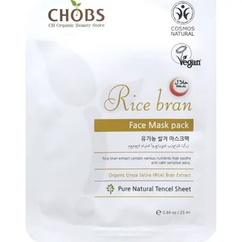 Pleťová maska Chobs Maska RICE stahující póry
