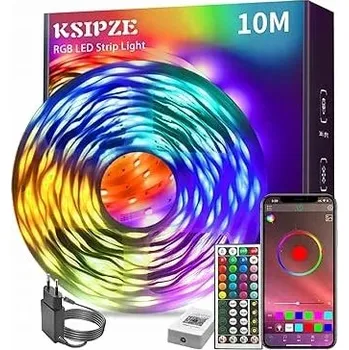 LED osvětlení LED pásek KSIPZE RGB BLUETOOTH 10 metrů s dálkovým ovládáním