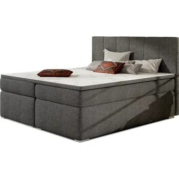 Postel Dvoulůžková postel BOLERO 140x200 Sawana 05 tmavě šedá