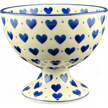 Pohár na zmrzlinu , miska na zmrzlinu, dezertní Srdíčka 570B Bolesławiec