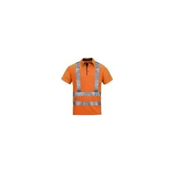 pracovní tričko Snickers Workwear Polokošile A.V.S., vysoká viditelnost 2699 oranžová velikost L + Pracovní polokošile Snickers 2699