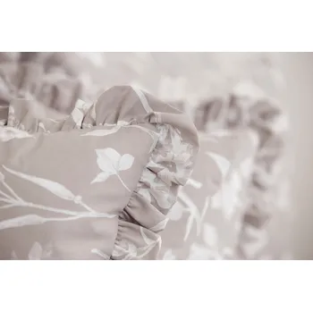 Polštář Podpěrová s.r.o. Polštář s kanýrem FLORA tmavá Velikost: Krepový povlak s kanýrem 50x70 cm N